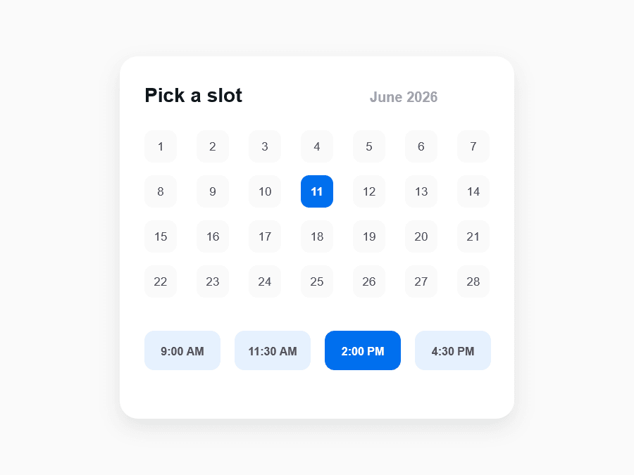 Schedule a tour